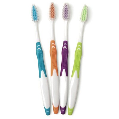 Bulk Rubber Handle Toothbrushes - 39 Tuft (Case of 1)