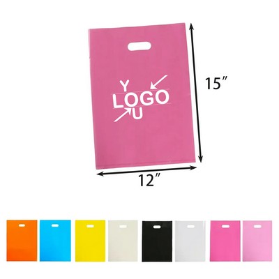 Merchandise Bag with Cutout Handle