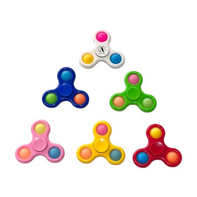 3 Bubbles Fidget Push Pop Spinner